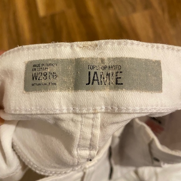 Topshop Jamie White Jeans - Picture 4 of 4